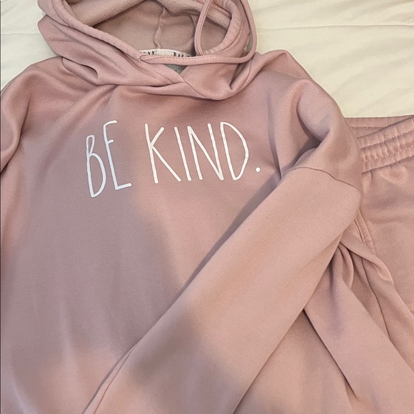 Rae Dunn Other - Rae Dunn Pink 'Be Kind' Hoodie